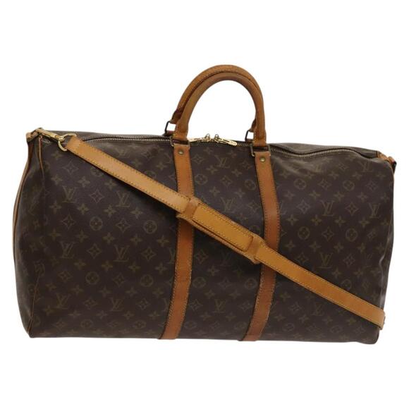 LOUIS VUITTON Monogram Keepall Bandouliere 55 Boston Bag M41414 - Picture 1 of 16